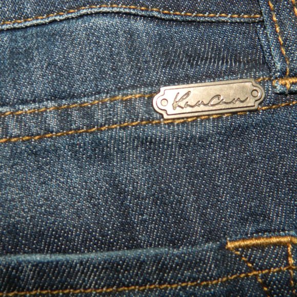 KanCan Distressed Blown Out Skinny Jeans Size 13/30 (S-3) - Picture 3 of 5